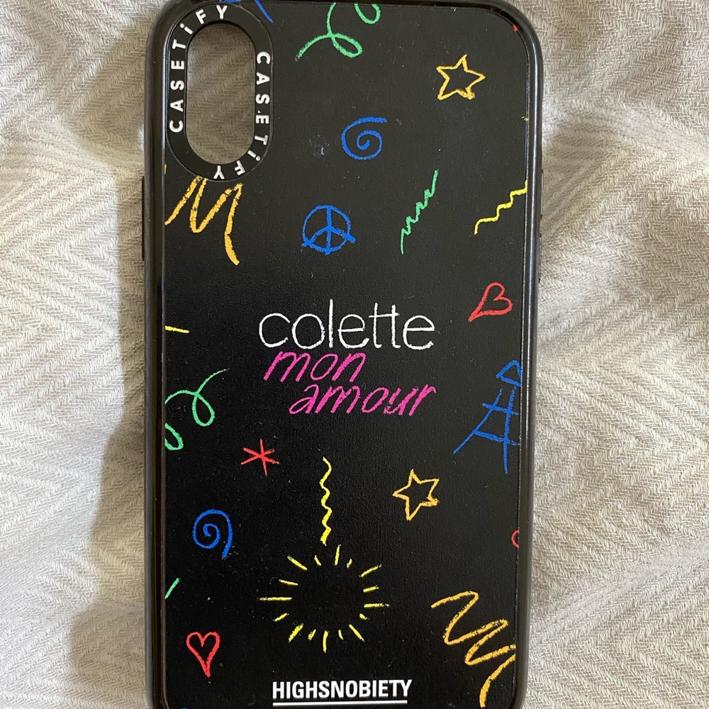 Colette Mon Amour iPhone XS case